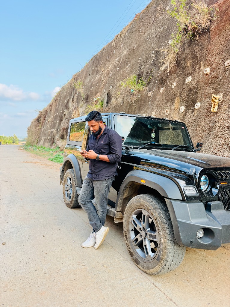 Black Raavanan Mahindra Thar road trip reel